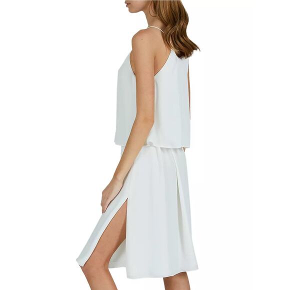 NWT ATM Anthony Thomas Melillo Crepe Georgette Popover Dress Size Small - Picture 3 of 4